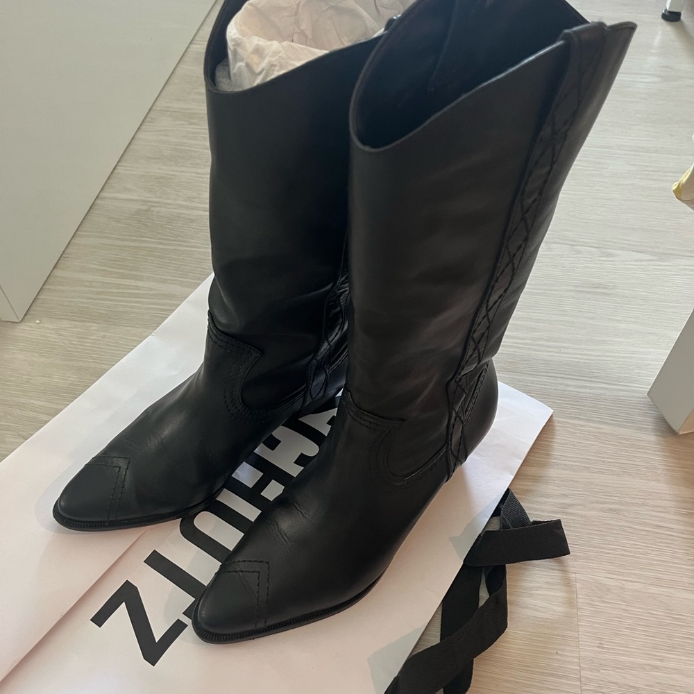 SCHUTZ Allison cowboy boots